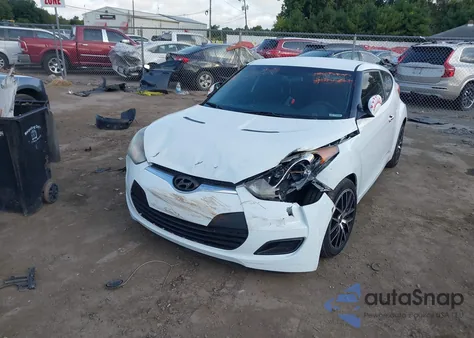 2014 Hyundai Veloster Base W/Black из США, поврежденный, VIN KMHTC6AD0EU204382